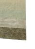 basis green wool and viscose hand loom Rug - Corner basis green wool and viscose hand loom Rug - Corner