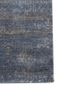 bespoke sile blue wool and viscose hand loom Rug - Corner