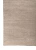 basis beige and brown wool and viscose hand loom Rug - Corner