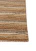saga red and orange wool and viscose hand loom Rug - Corner