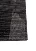 tesoro grey and black wool and viscose hand loom Rug - Corner