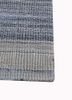 jean blue wool and viscose hand loom Rug - Corner