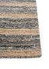 saga grey and black wool and viscose hand loom Rug - Corner saga grey and black wool and viscose hand loom Rug - Corner