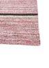 saga grey and black wool and viscose hand loom Rug - Corner