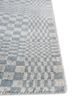saga grey and black viscose hand loom Rug - Corner saga grey and black viscose hand loom Rug - Corner