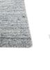 saga blue wool and viscose hand loom Rug - Corner