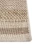 manifest beige and brown afghan wool hand knotted Rug - Corner