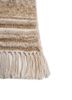 entropy ivory afghan wool hand knotted Rug - Corner