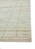 blythe green wool hand knotted Rug - Corner blythe green wool hand knotted Rug - Corner
