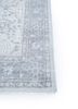 erbe grey and black wool hand knotted Rug - Corner