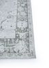 erbe grey and black wool hand knotted Rug - Corner