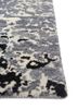 entropy grey and black wool and silk hand knotted Rug - Corner entropy grey and black wool and silk hand knotted Rug - Corner