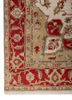 thyme ivory wool hand knotted Rug - Corner