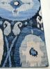 savana blue wool hand knotted Rug - Corner savana blue wool hand knotted Rug - Corner