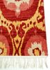 savana red and orange wool hand knotted Rug - Corner