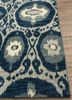 savana grey and black wool hand knotted Rug - Corner savana grey and black wool hand knotted Rug - Corner