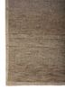 blythe ivory wool hand knotted Rug - Corner