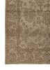savana beige and brown wool hand knotted Rug - Corner