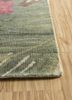 pansy multi wool hand knotted Rug - Corner pansy multi wool hand knotted Rug - Corner