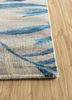 pansy blue wool hand knotted Rug - Corner pansy blue wool hand knotted Rug - Corner
