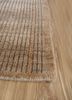 thyme beige and brown wool hand knotted Rug - Corner thyme beige and brown wool hand knotted Rug - Corner