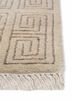 thyme ivory wool hand knotted Rug - Corner thyme ivory wool hand knotted Rug - Corner
