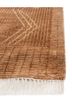 savana red and orange wool hand knotted Rug - Corner savana red and orange wool hand knotted Rug - Corner