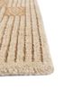 thyme gold wool hand knotted Rug - Corner