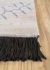 manchaha ivory wool hand knotted Rug - Corner
