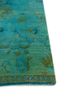 manchaha blue wool hand knotted Rug - Corner