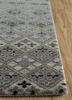 manchaha grey and black wool and bamboo silk hand knotted Rug - Corner manchaha grey and black wool and bamboo silk hand knotted Rug - Corner