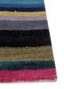 linear multi wool and viscose hand tufted Rug - Corner linear multi wool and viscose hand tufted Rug - Corner