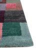 linear multi wool and viscose hand tufted Rug - Corner