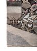 manchaha grey and black wool and bamboo silk hand knotted Rug - Corner manchaha grey and black wool and bamboo silk hand knotted Rug - Corner