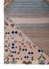 manchaha blue wool and bamboo silk hand knotted Rug - Corner