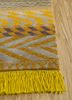 manchaha gold wool and bamboo silk hand knotted Rug - Corner manchaha gold wool and bamboo silk hand knotted Rug - Corner
