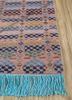 manchaha pink and purple wool and bamboo silk hand knotted Rug - Corner manchaha pink and purple wool and bamboo silk hand knotted Rug - Corner