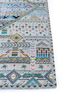 manchaha blue wool and bamboo silk hand knotted Rug - Corner