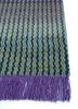 manchaha blue wool and bamboo silk hand knotted Rug - Corner manchaha blue wool and bamboo silk hand knotted Rug - Corner