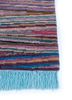 manchaha pink and purple wool and bamboo silk hand knotted Rug - Corner manchaha pink and purple wool and bamboo silk hand knotted Rug - Corner