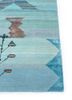 freedom manchaha blue wool and bamboo silk hand knotted Rug - Corner freedom manchaha blue wool and bamboo silk hand knotted Rug - Corner