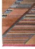 manchaha red and orange wool and bamboo silk hand knotted Rug - Corner manchaha red and orange wool and bamboo silk hand knotted Rug - Corner