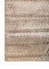 manchaha grey and black wool and bamboo silk hand knotted Rug - Corner