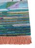 freedom manchaha blue wool and bamboo silk hand knotted Rug - Corner freedom manchaha blue wool and bamboo silk hand knotted Rug - Corner
