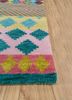manchaha green wool and bamboo silk hand knotted Rug - Corner manchaha green wool and bamboo silk hand knotted Rug - Corner