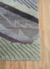 manchaha grey and black wool and bamboo silk hand knotted Rug - Corner manchaha grey and black wool and bamboo silk hand knotted Rug - Corner