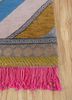manchaha grey and black wool and bamboo silk hand knotted Rug - Corner