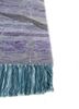 manchaha pink and purple wool and bamboo silk hand knotted Rug - Corner