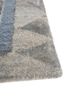 manchaha blue wool and bamboo silk hand knotted Rug - Corner