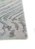 manchaha ivory wool and bamboo silk hand knotted Rug - Corner